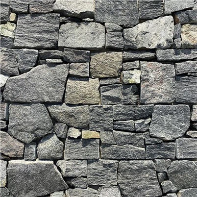 Pannelli da parete in pietra naturale di quarzite nera JRN-041