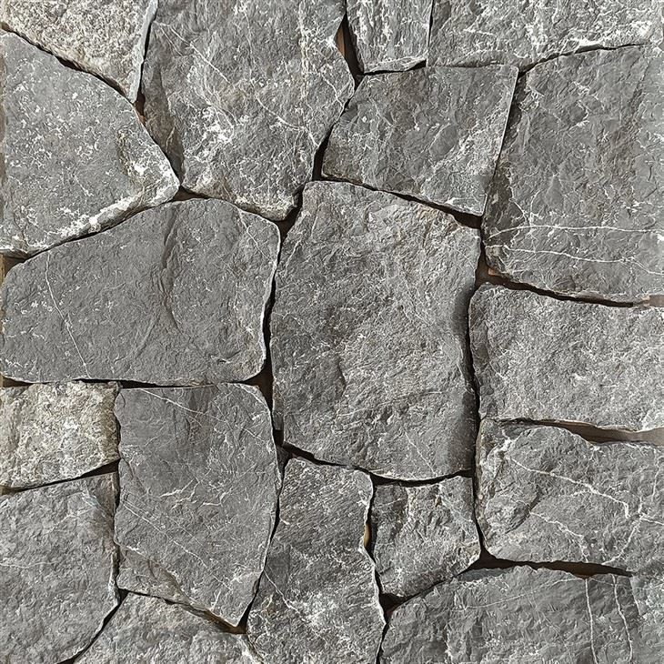 Rivestimento in pietra naturale sciolta Facciata in pietra calcarea nera JRSR-030